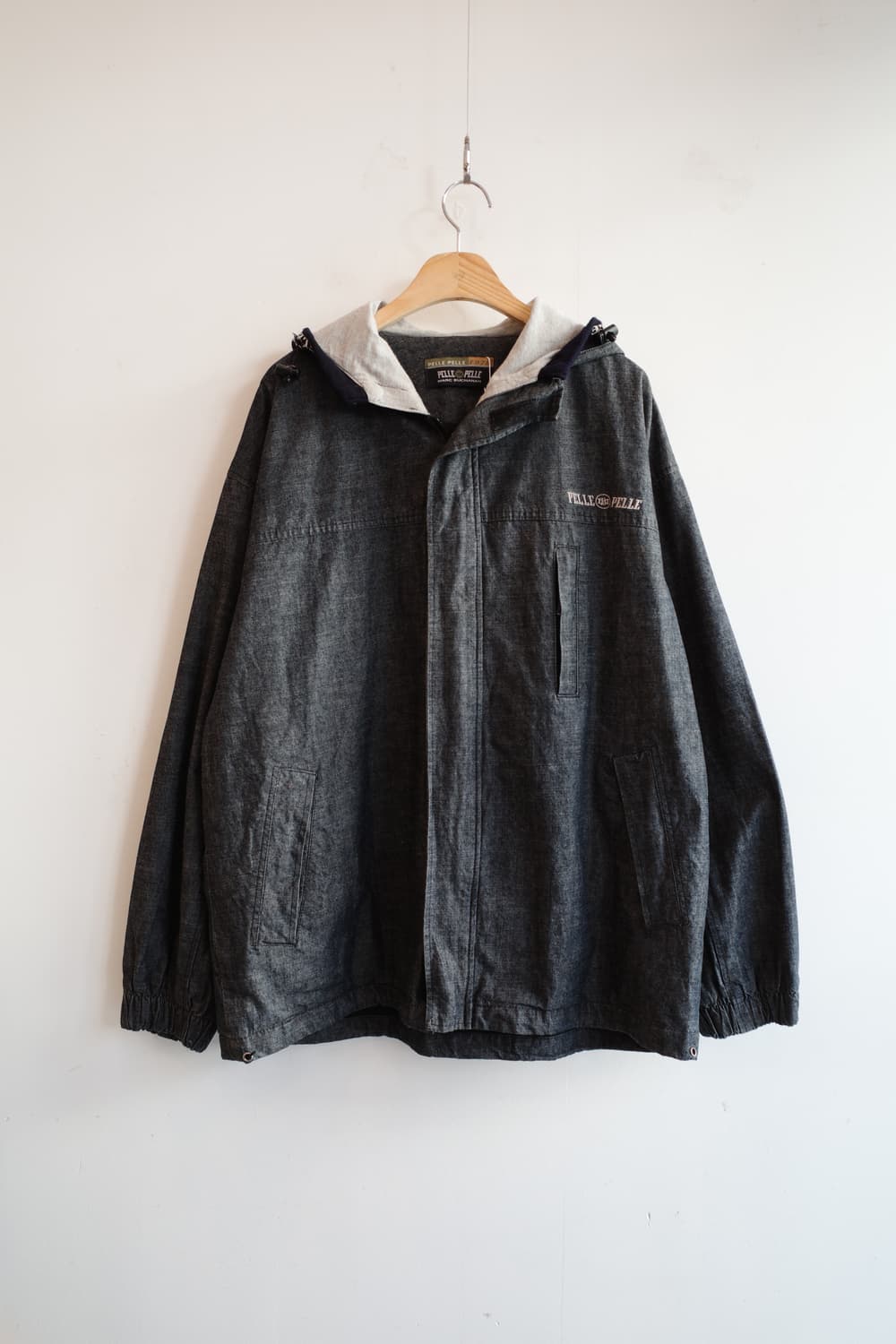 PELLE PELLE 펠레펠레 데님 후드 집업 상품이미지1