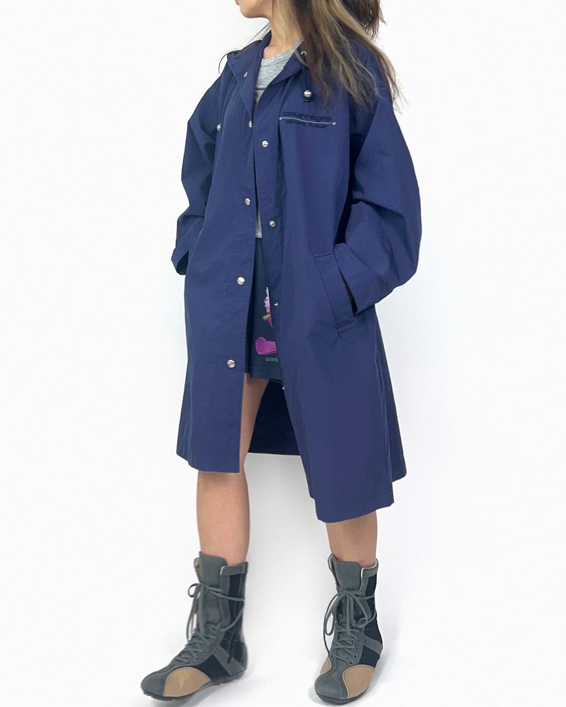 Courrèges Sport Futur hooded coat 상품이미지3
