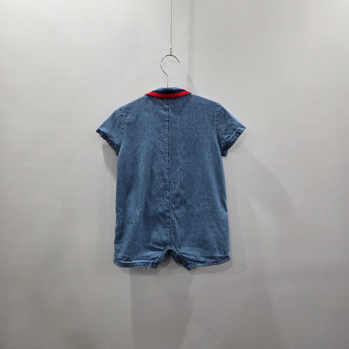 베베드피노 키즈 샴브레이 카라 바디수트 90 상품이미지6