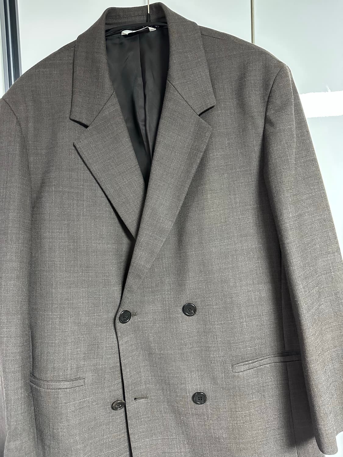 타임옴므 울 블렌드 더블 자켓 100 상품이미지1