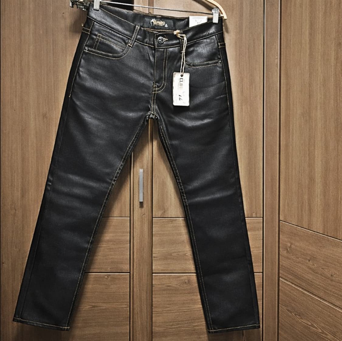 32 33/새옷/ 기사미 클러우드72 / 반코팅 왁스블랙진/ 2-414야 상품이미지1