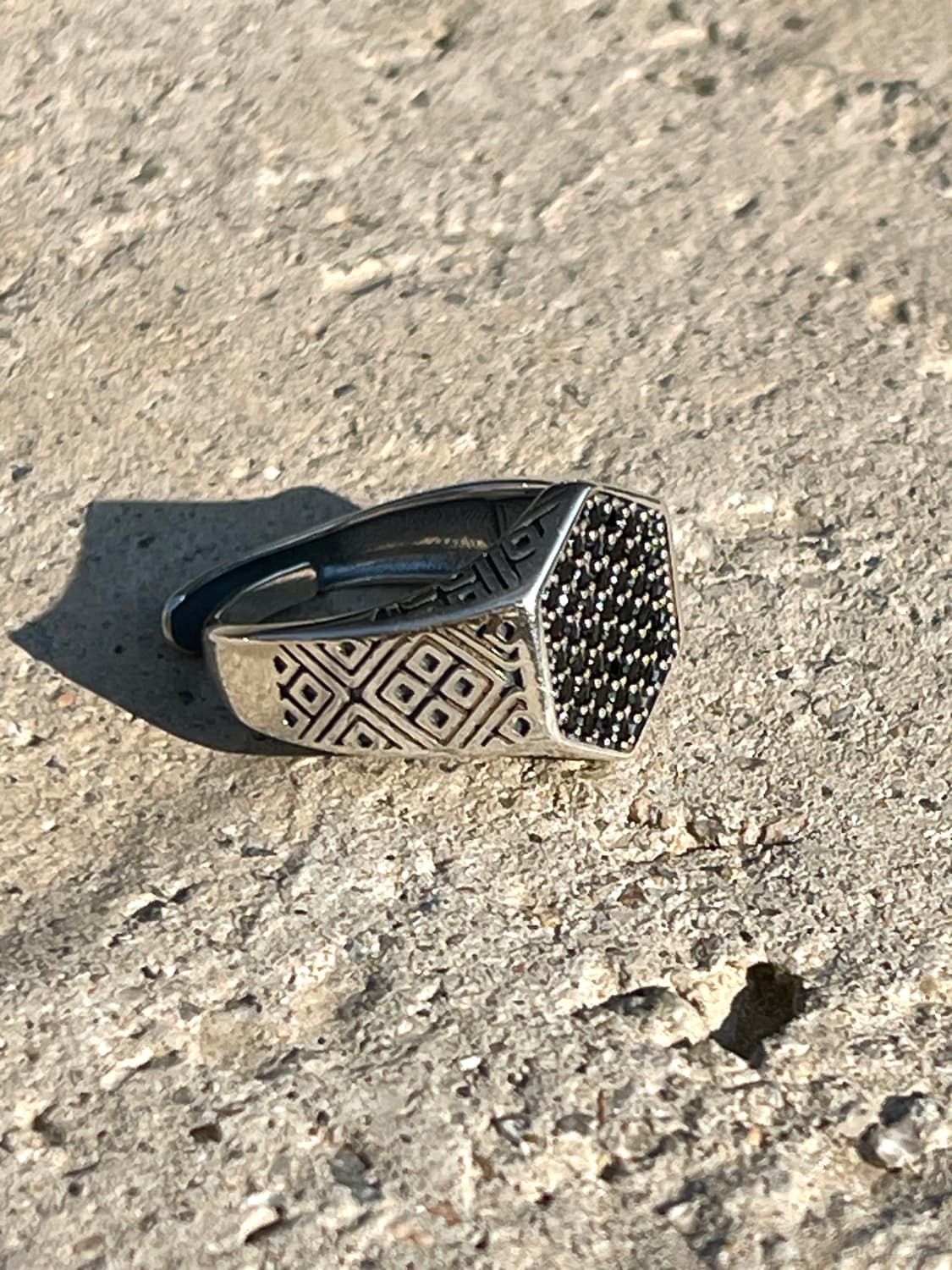 오닉스 실버 시그넷 링 (Sterling Silver 925) 상품이미지3