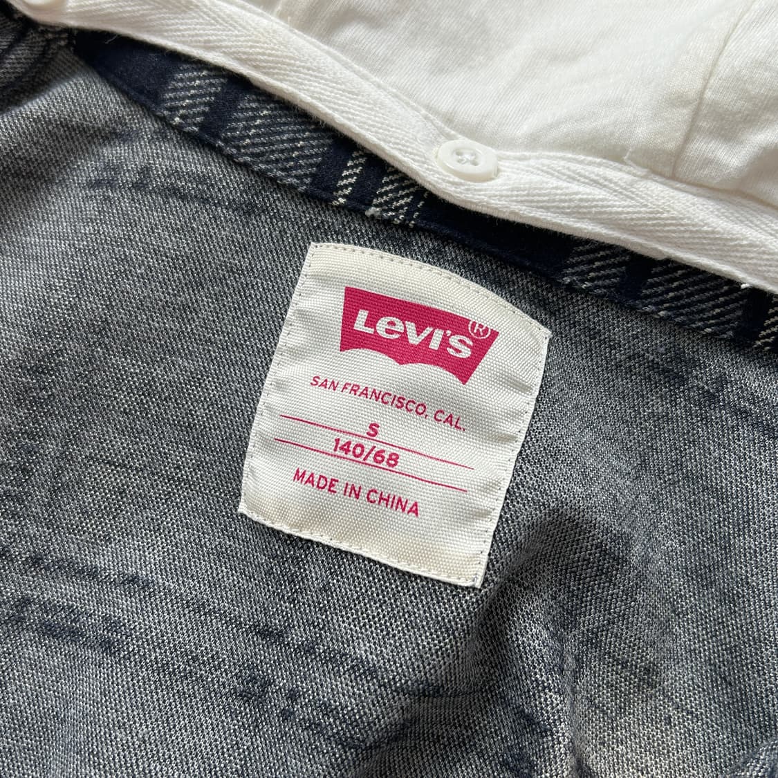 리바이스 체크 패턴 후드 셔츠 상품이미지8