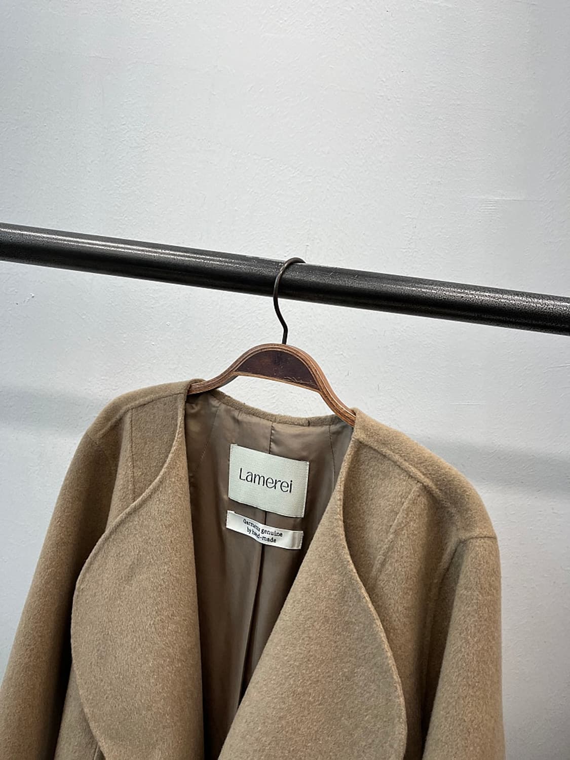 여) 라메레이 25ss 베이지 캐시미어 자켓  상품이미지4