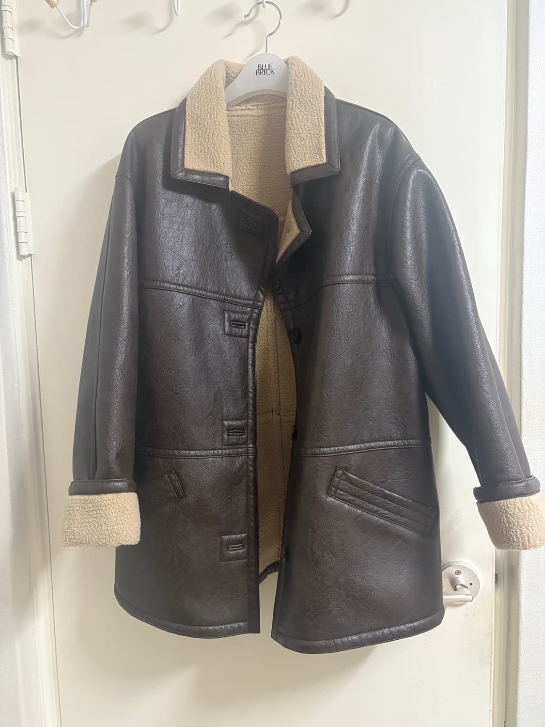 블루브릭 시어링 코트 (무스탕 자켓) 상품이미지2