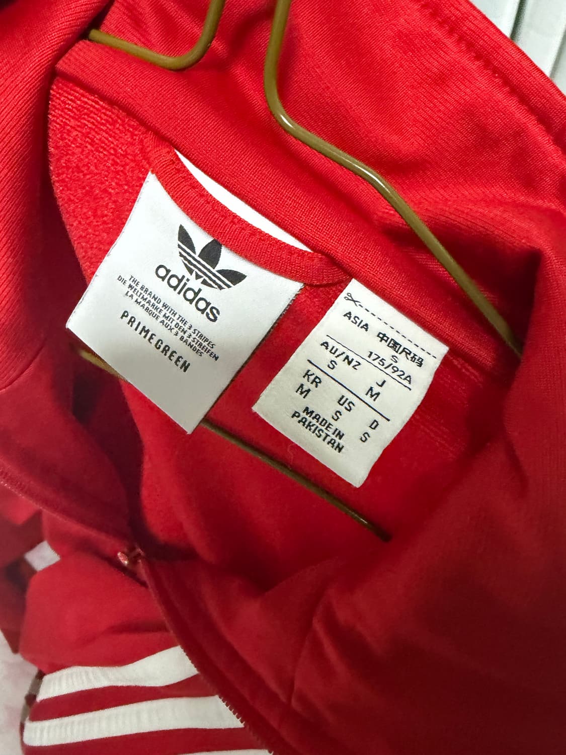 아디다스 레드 파이어버드 져지 트랙탑 스칼렛 IJ7060 상품이미지4