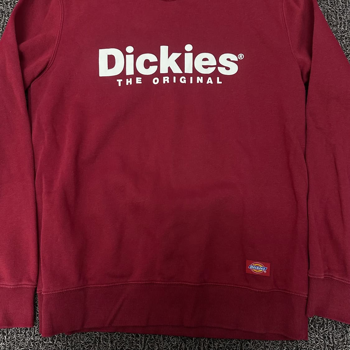 Dickies 디키즈 버건디 기모 맨투맨 L 상품이미지4