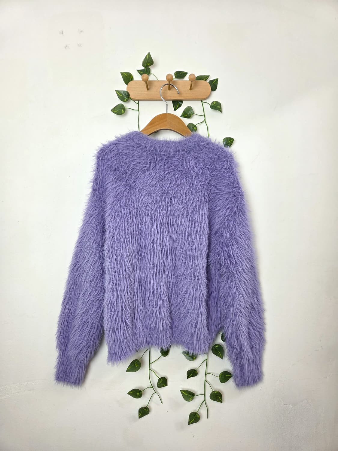 보랏빛 퍼 가디건 상품이미지4