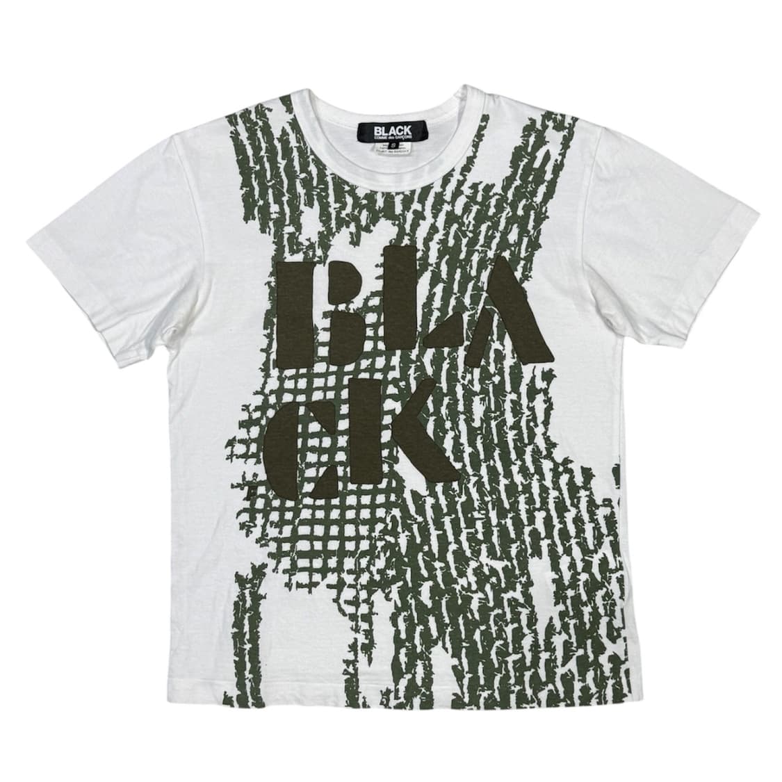 2020 꼼데가르송 철망 프린팅 반팔 티셔츠 상품이미지1