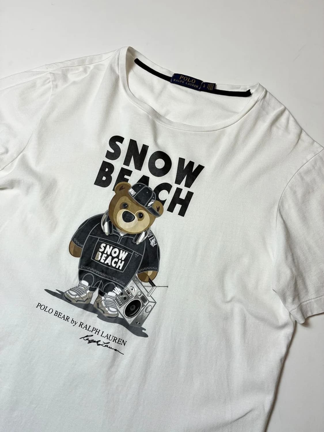 폴로 랄프로렌 스노우 비치 곰돌이 반팔 티셔츠 PN8633 상품이미지2