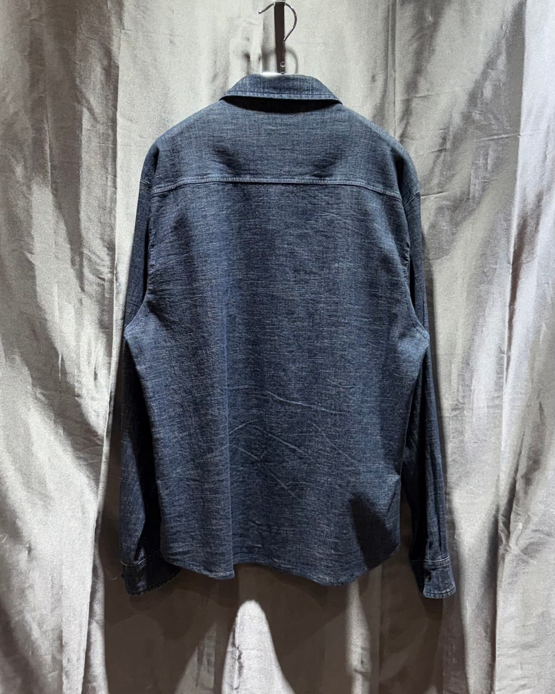 M 트루릴리전 심볼로고 생지 데님셔츠 상품이미지3