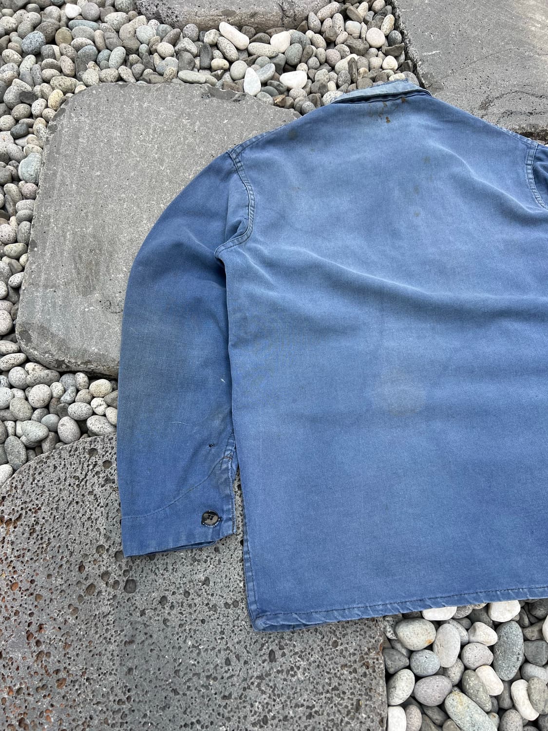 FADED VINTAGE WASHING BLUE 패치워크 프렌치워크자켓 상품이미지9