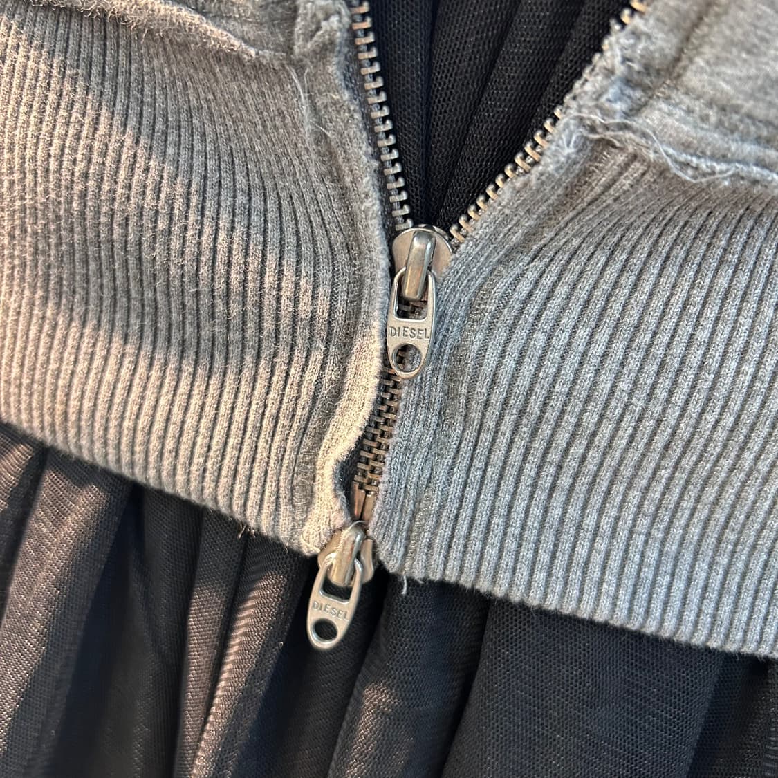 DIESEL Mohican Man Zip-up Hoodie 상품이미지5