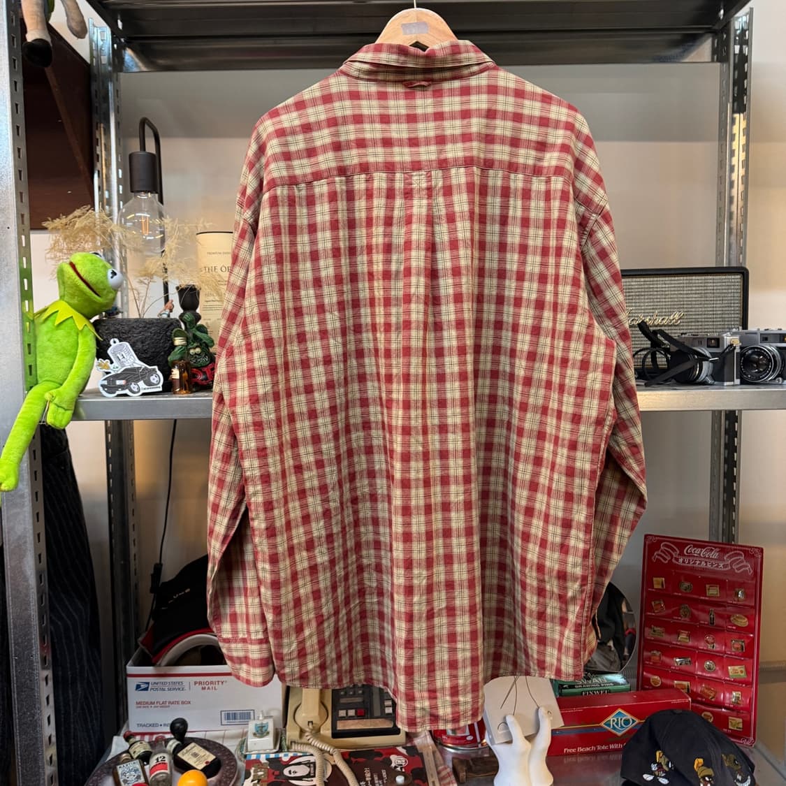 팀버랜드 라이트 패브릭 체크패턴 XXL 110 셔츠 상품이미지5