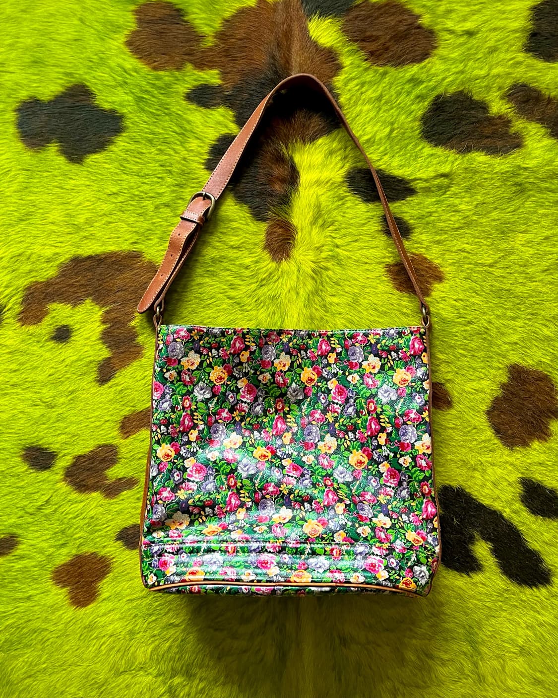 1990s Old KENZO Floral Shoulder Bag 상품이미지3