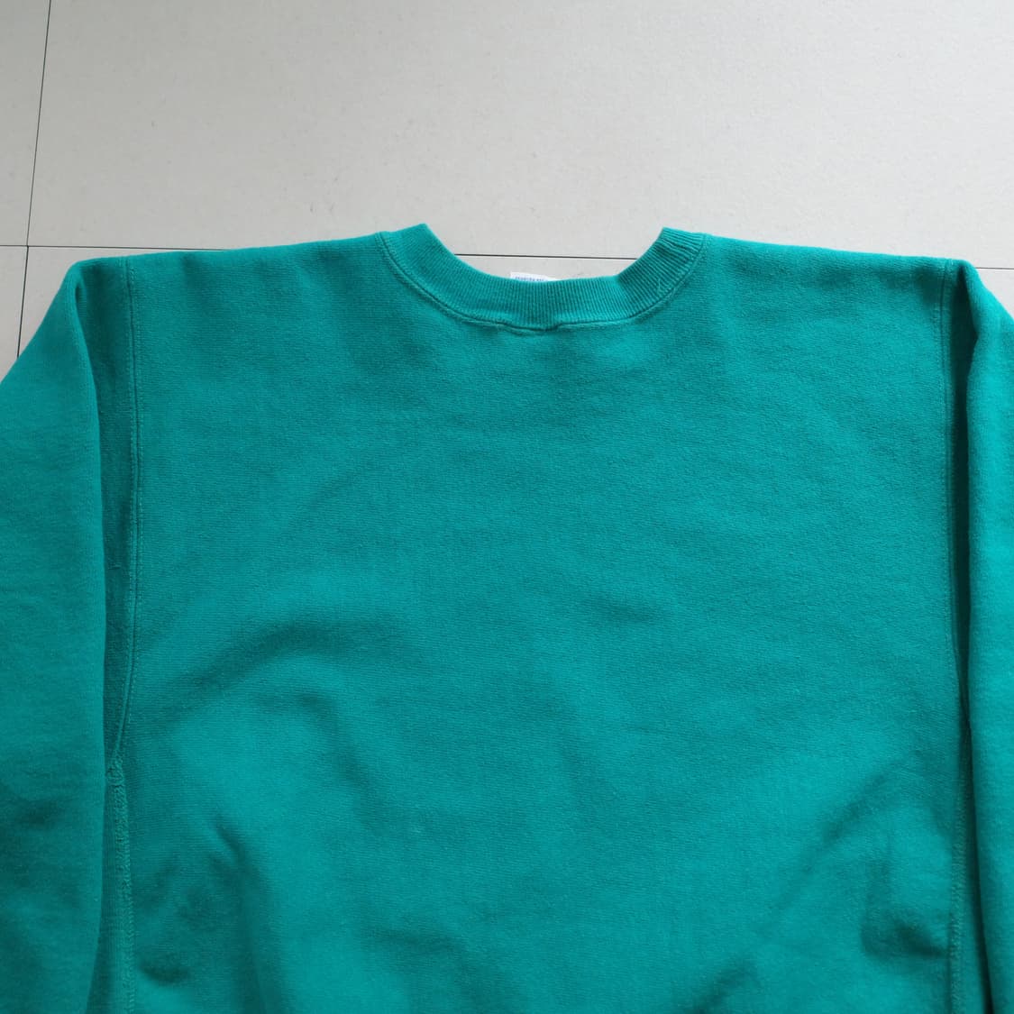 챔피온 리버스위브 90s USA제 맨투맨 에메랄드 L 상품이미지7