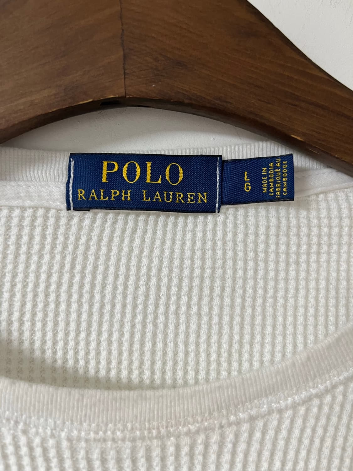 폴로 와플 긴팔티 폴로 긴팔티 상품이미지6