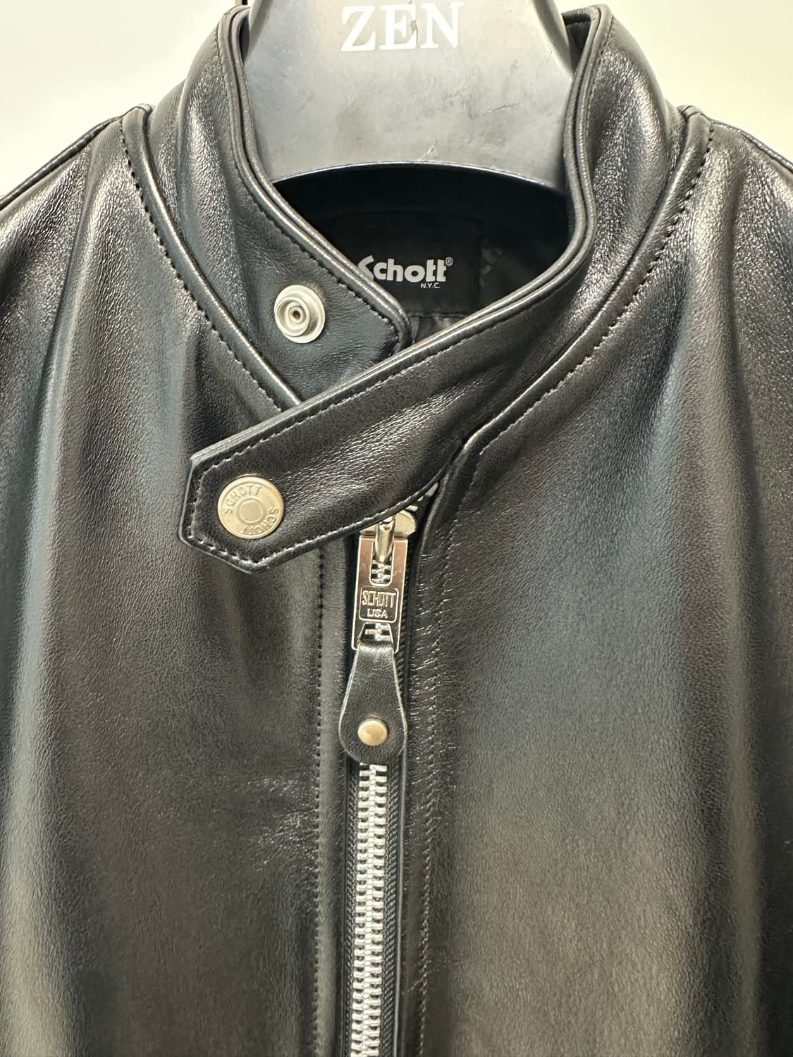 schott 쇼트 바이커 라이더 자켓 상품이미지2