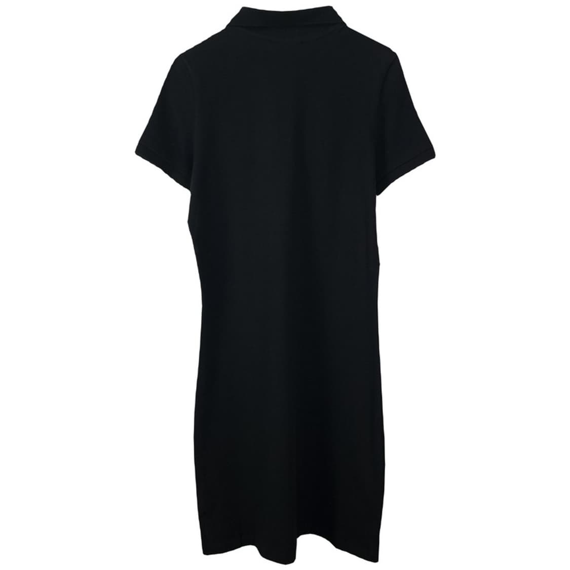 [라코스테](새상품) 로고 패치 반팔 카라 원피스 블랙 M20237 상품이미지3