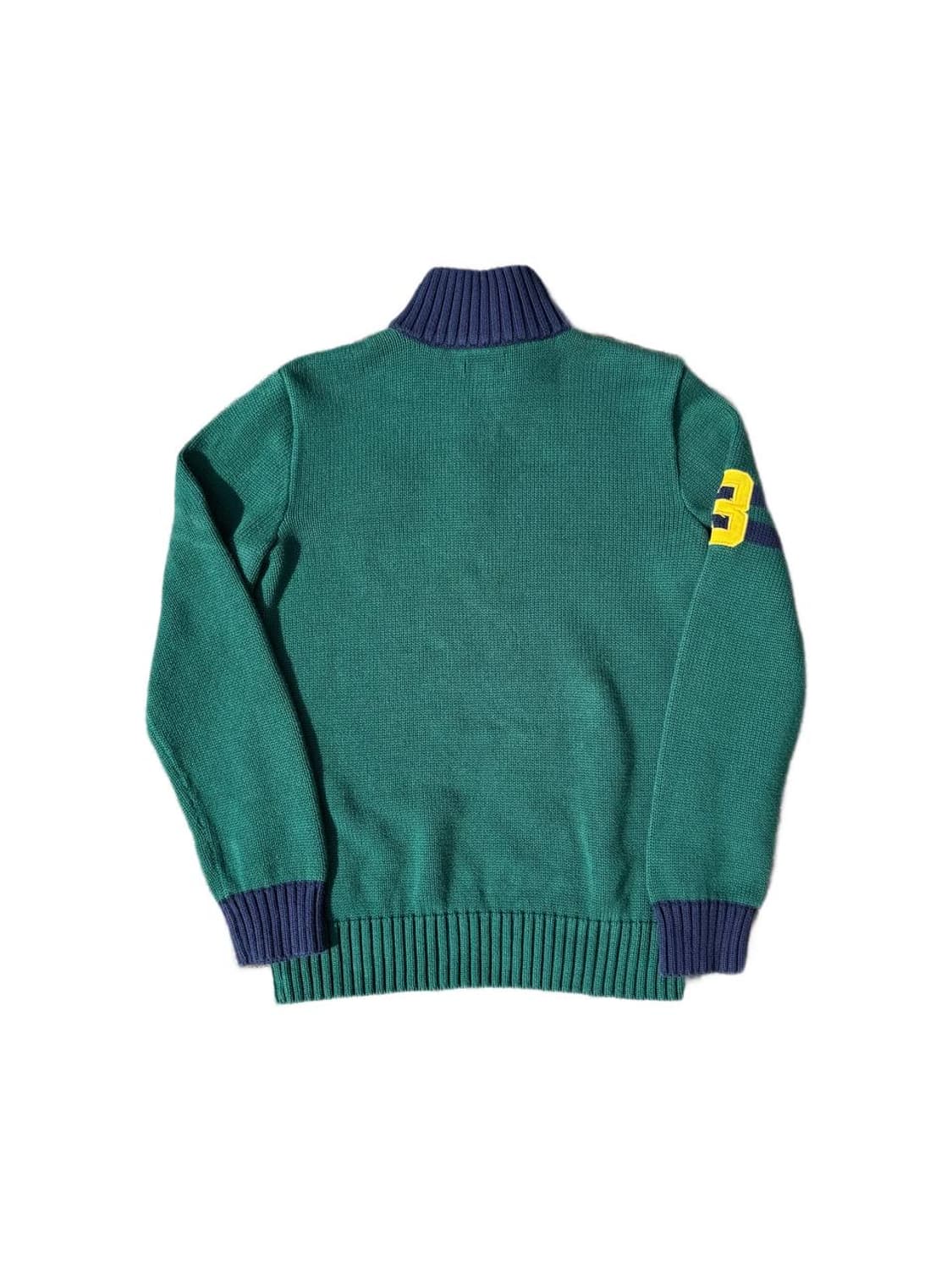 PRL quarter zip cotton sweater 상품이미지2