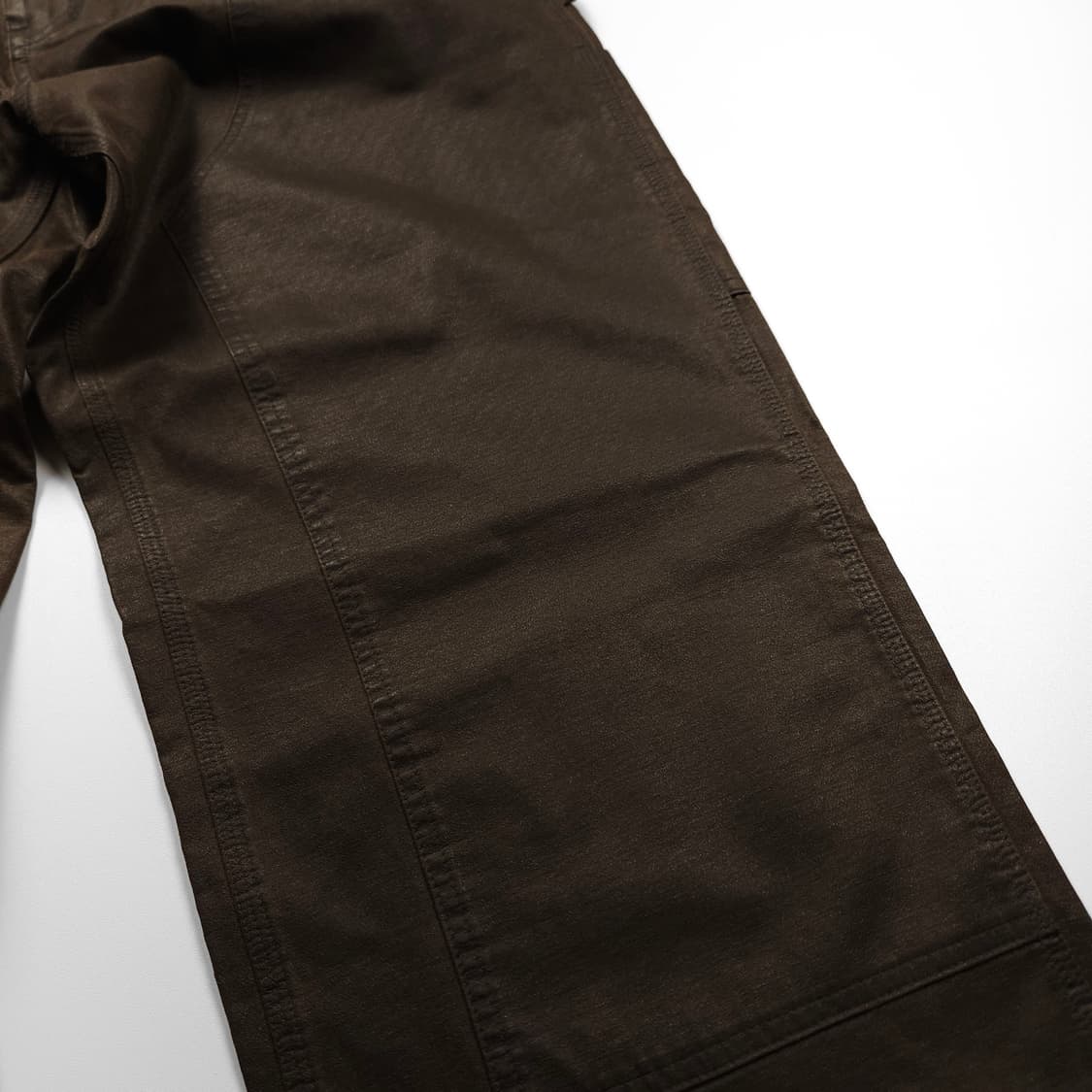 라퍼지스토어 루즈핏 코팅 카펜터 워크 팬츠 브라운 (M) 상품이미지4