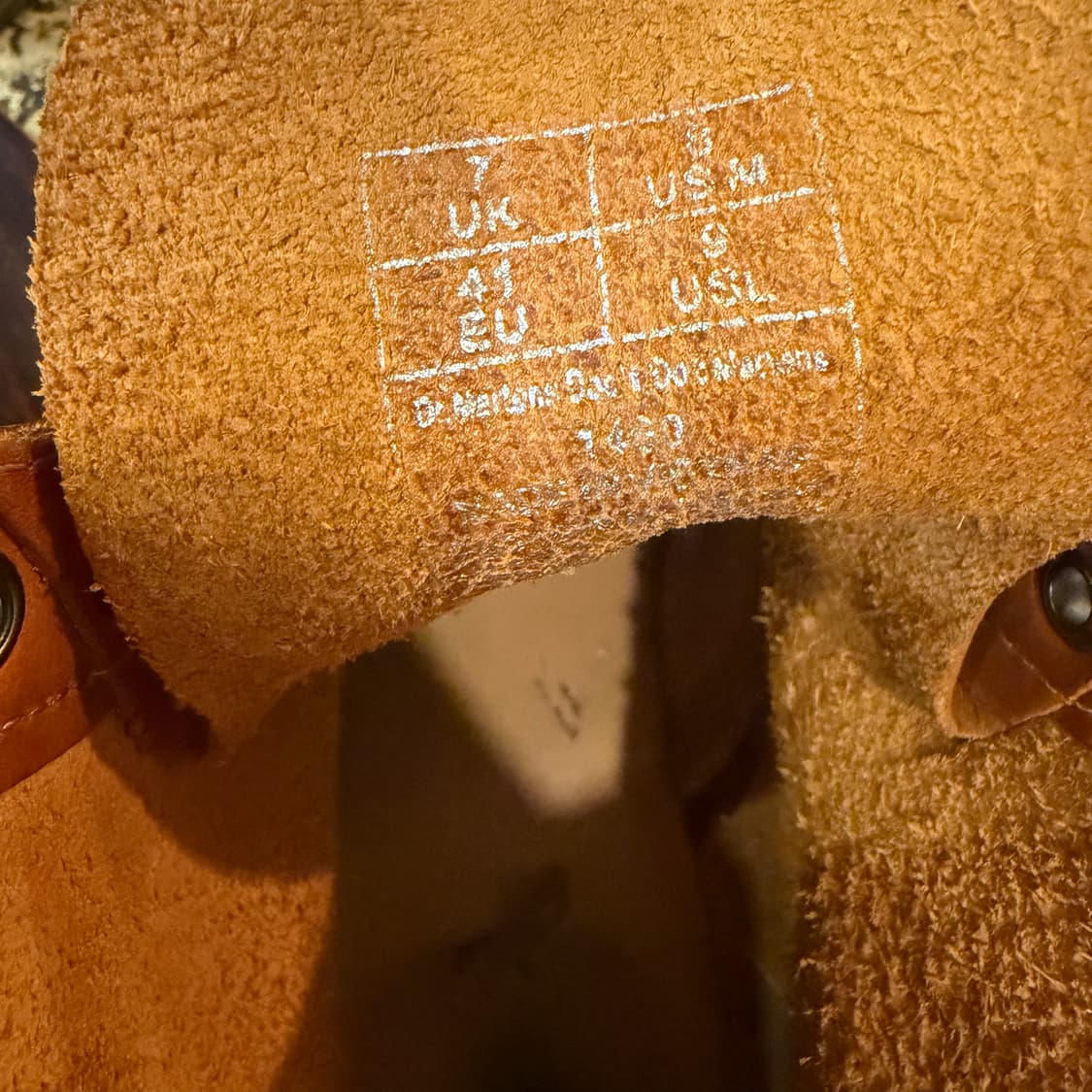 닥터마틴 1460 탄 브라운 부츠 8홀 260 상품이미지2