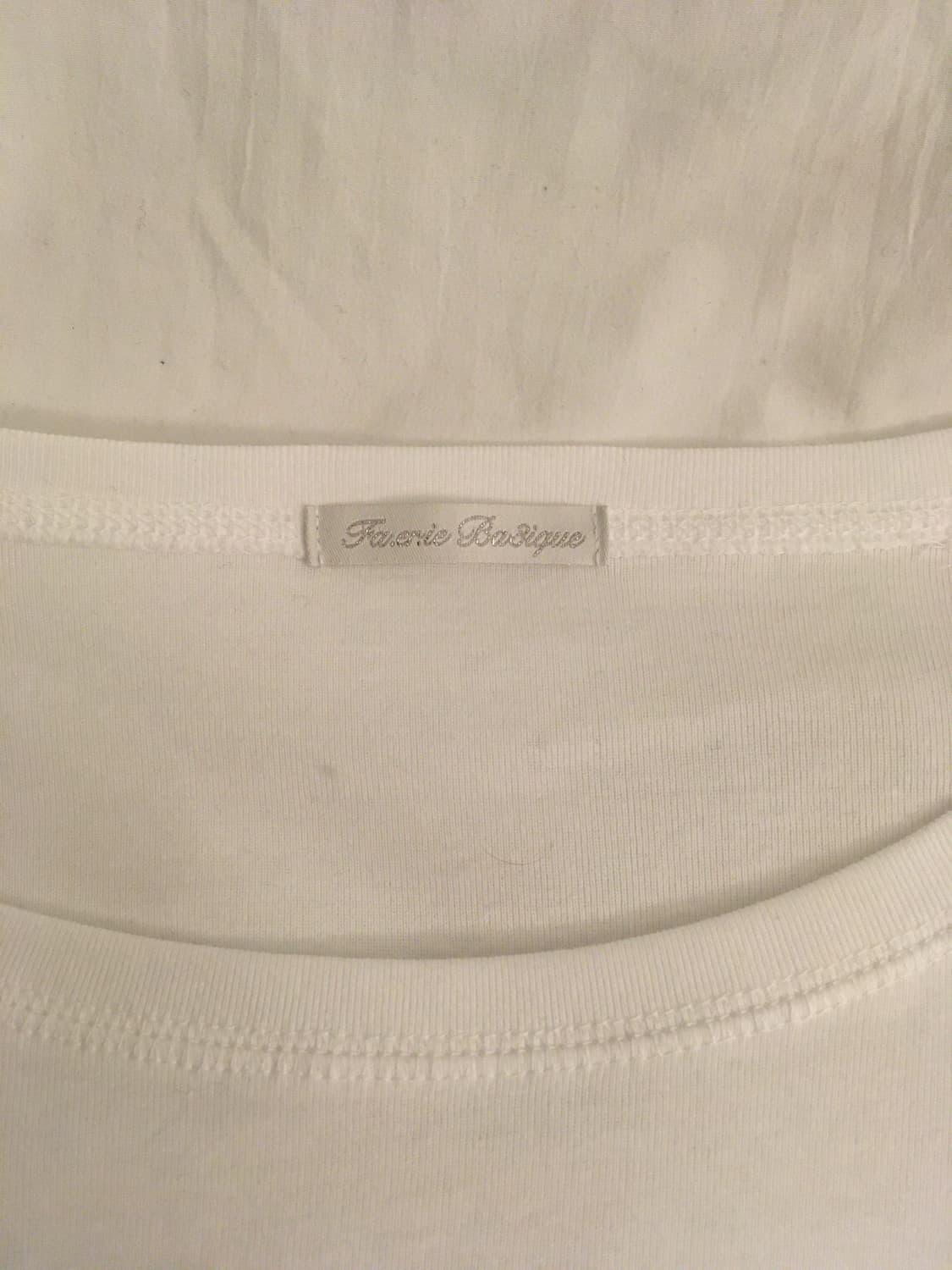 샵 페어리 립 하프 탑 화이트 rib half top white 상품이미지4