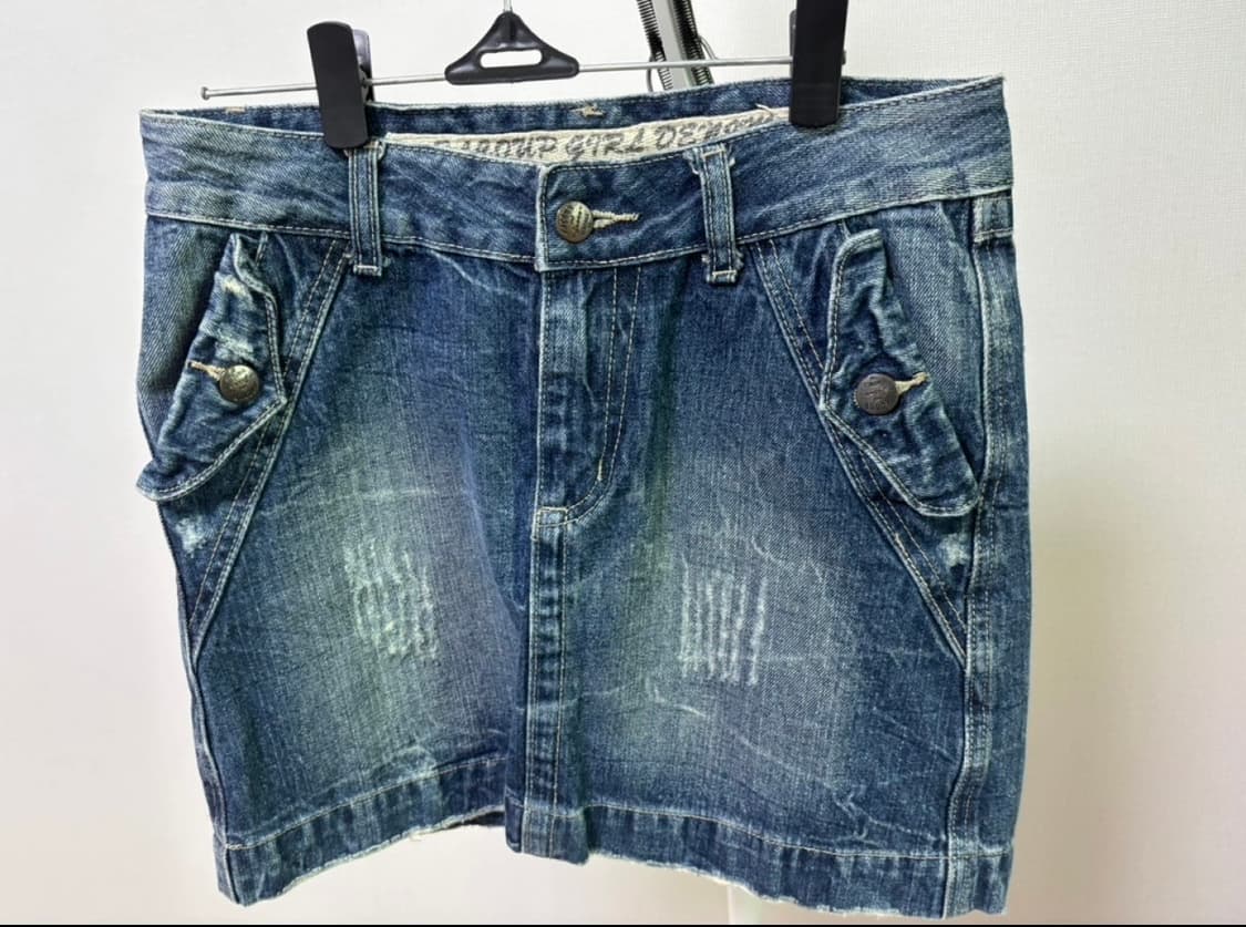 데님 미니스커트 상품이미지1