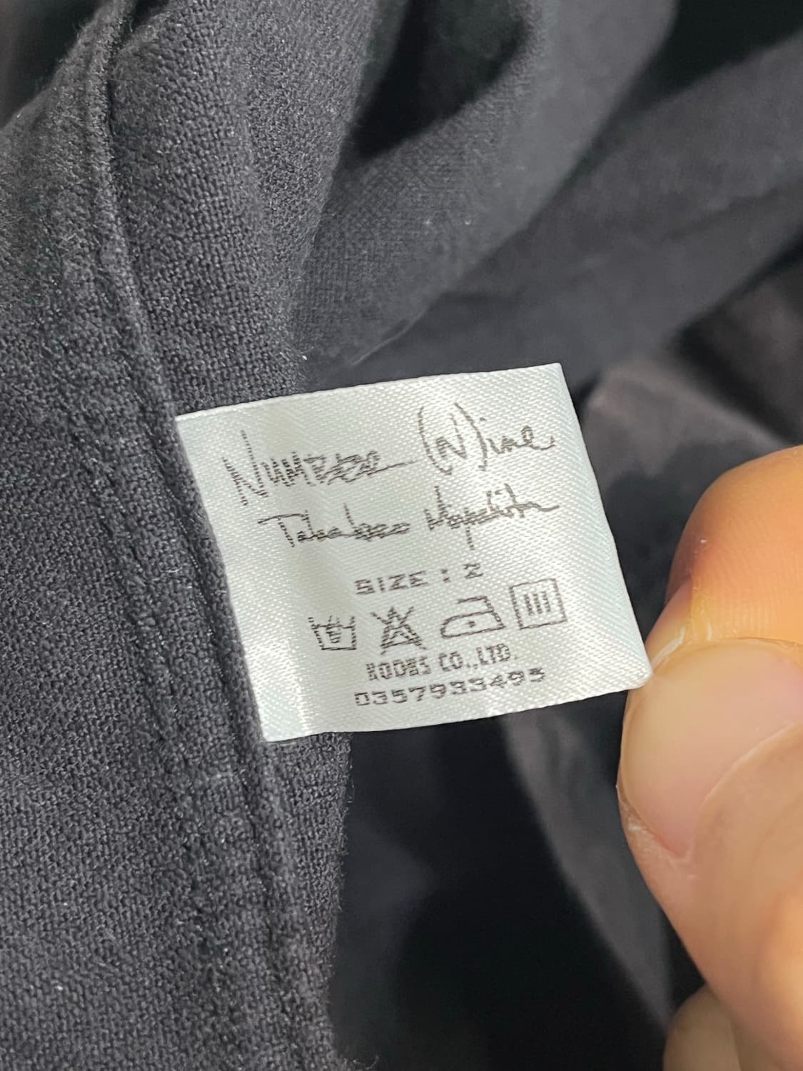 넘버나인 자카드 벨벳 셔츠  상품이미지4