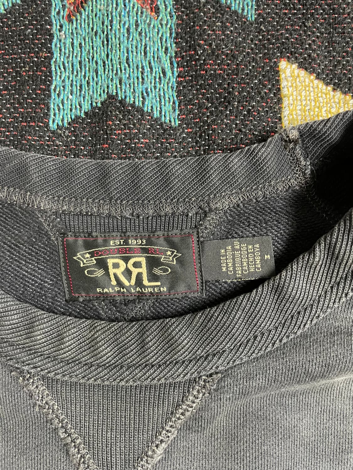 RRL 가먼트다이닝 프렌치테리 스웻셔츠 상품이미지2