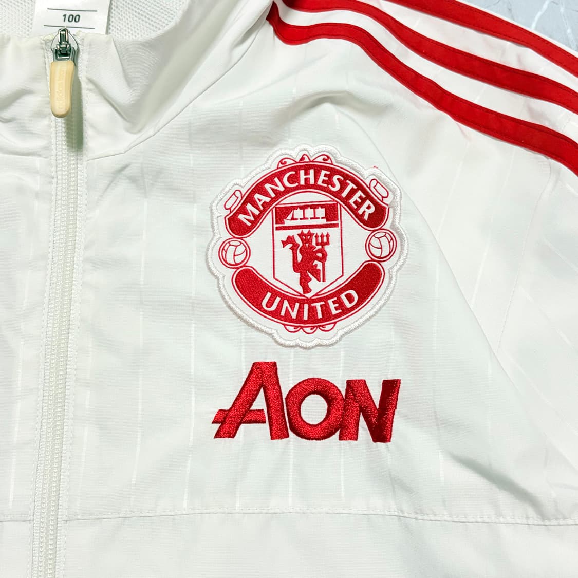 15 16 아디다스 맨유 맨체스터 유나이티드 축구팀 바람막이 L 상품이미지4