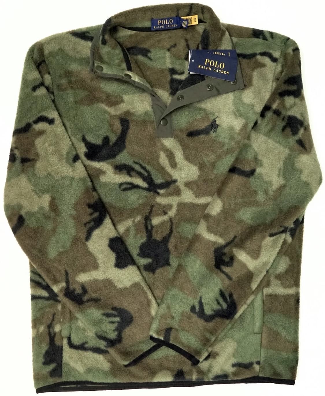 폴로 랄프 로렌 카모플라주 플리스 스냅 풀오버 재킷 상품이미지3