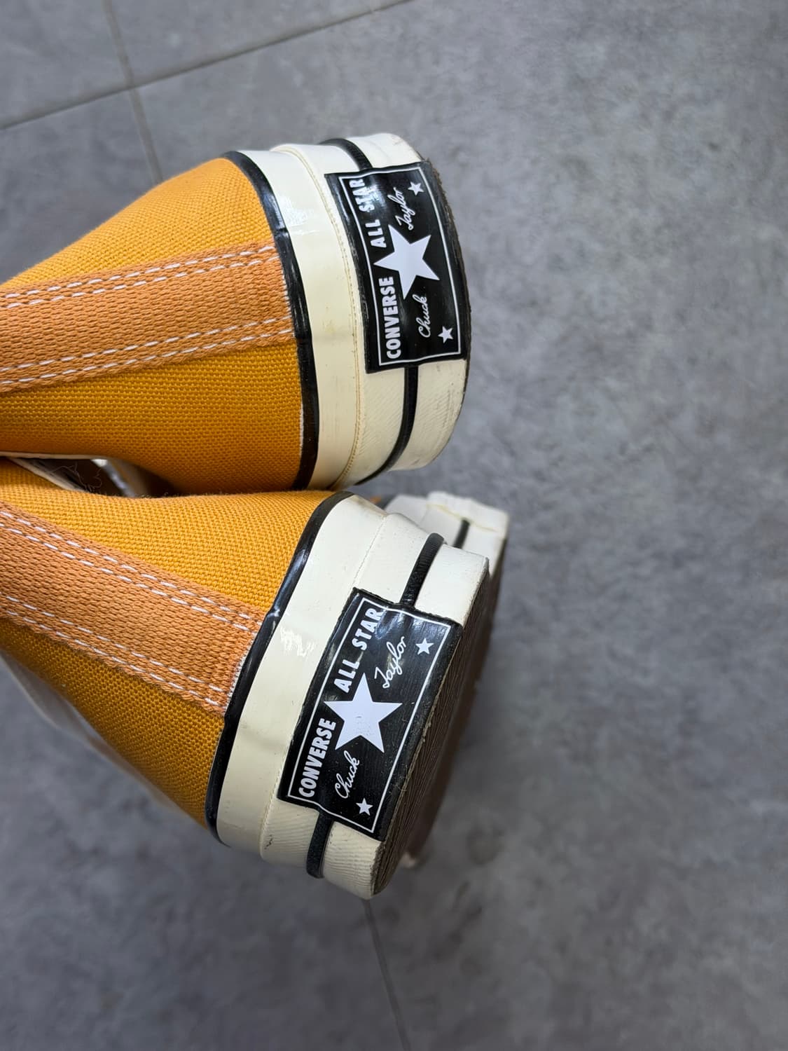 척테일러 컨버스 하이 260 옐로우 노랑 상품이미지2