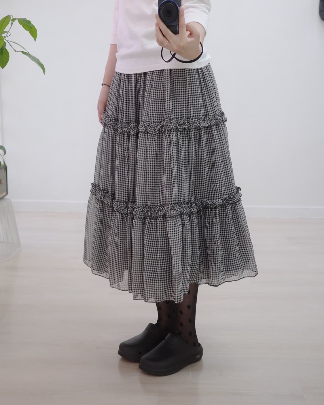 Catherine cottage check Skirt 상품이미지4