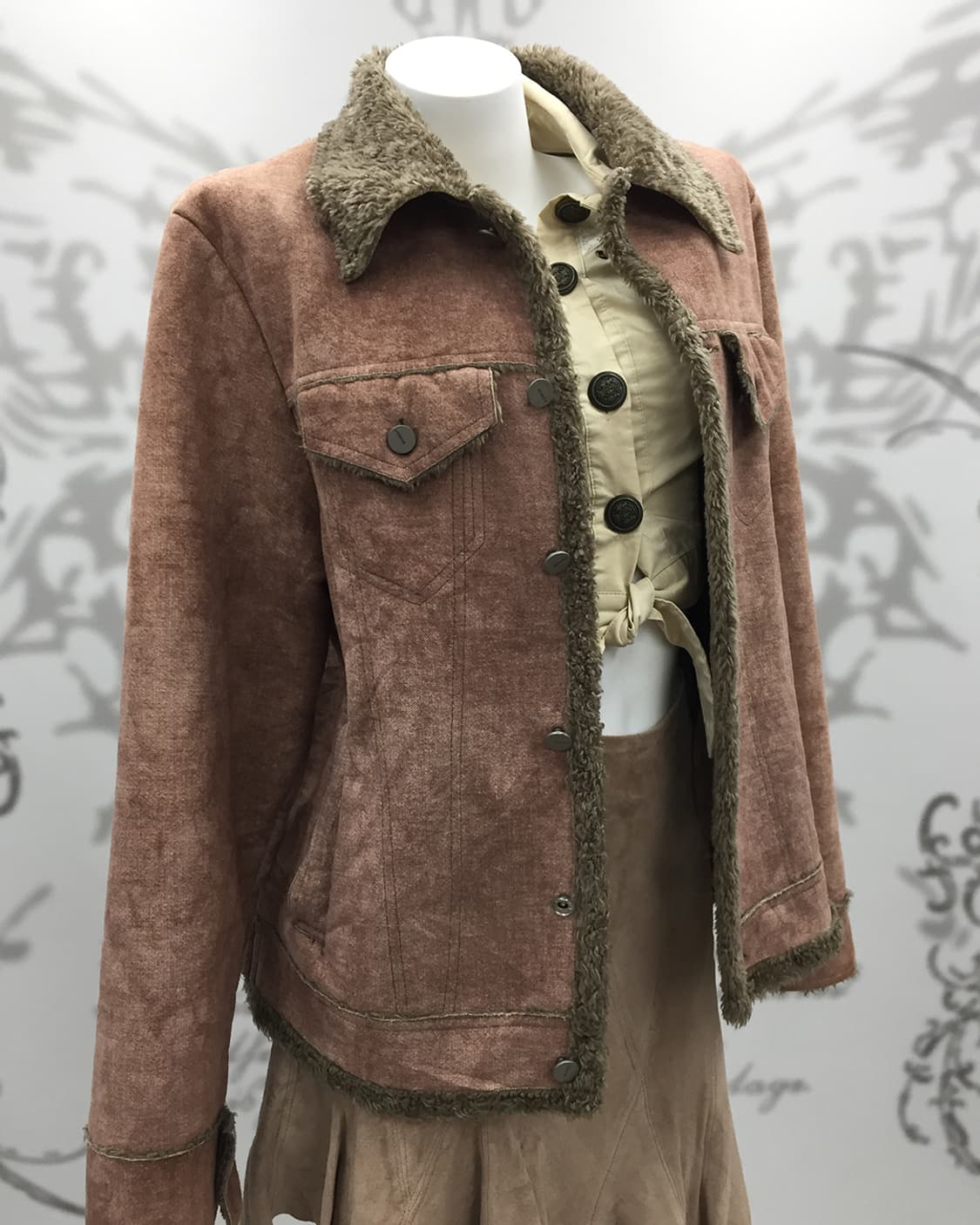 Retro Suede Mustang Coat 상품이미지4