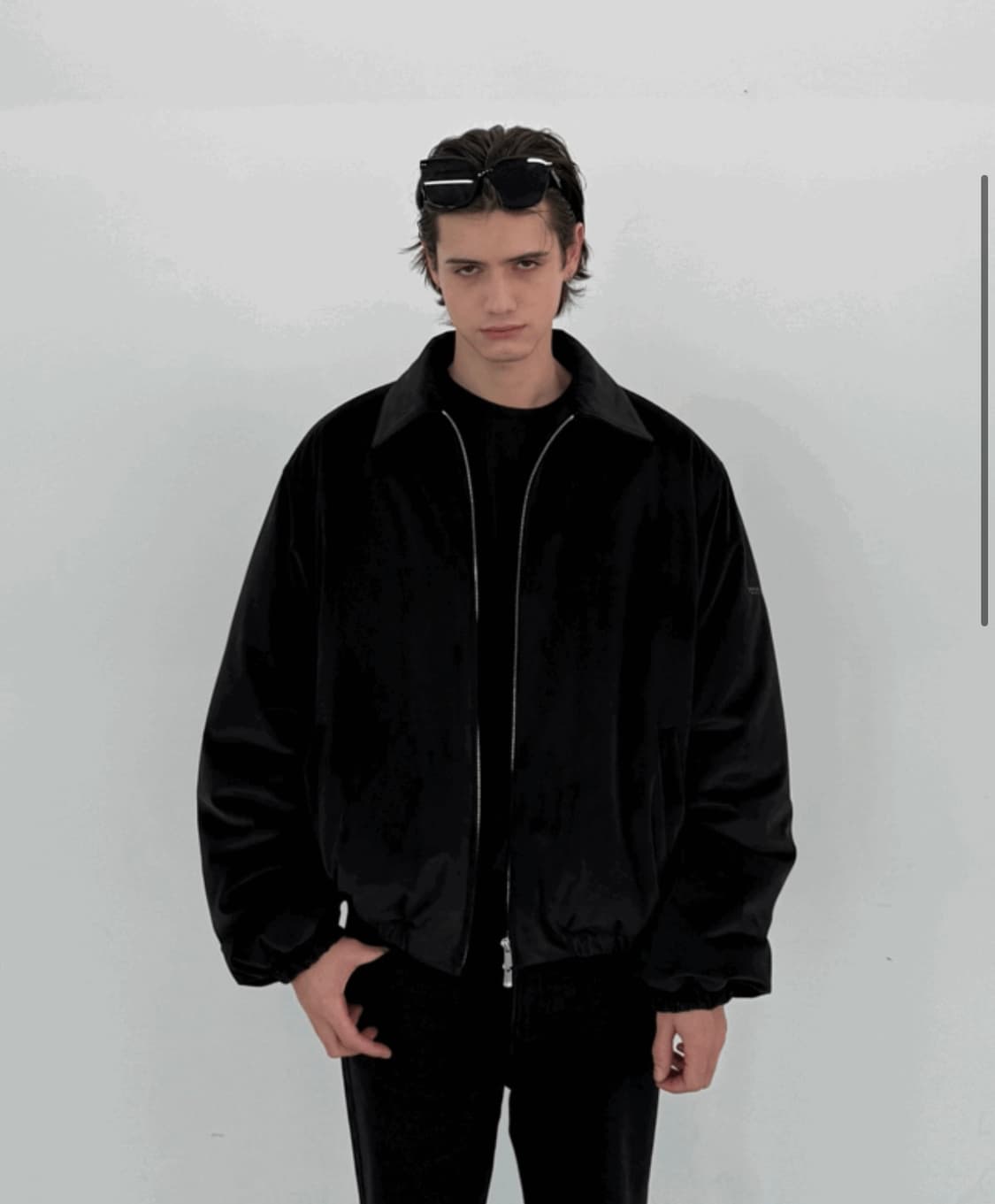 준느/벨벳 봄버(JNE J52 Velvet Black)/L 상품이미지2