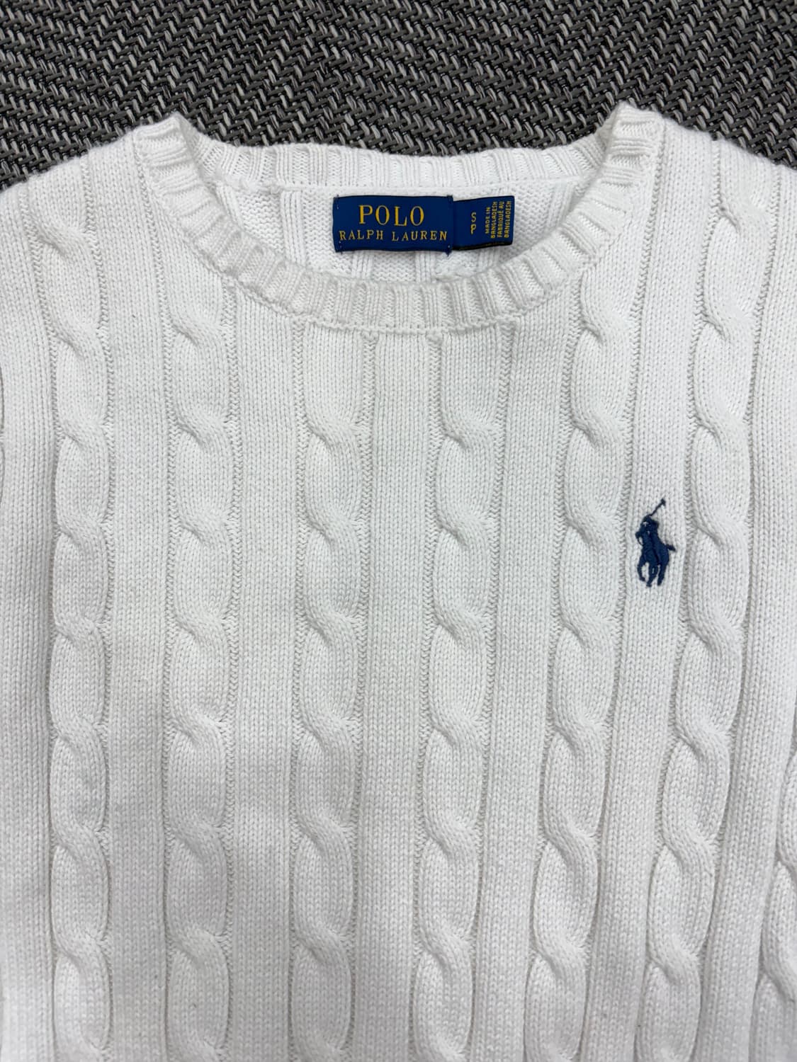 폴로 니트 화이트 상품이미지2