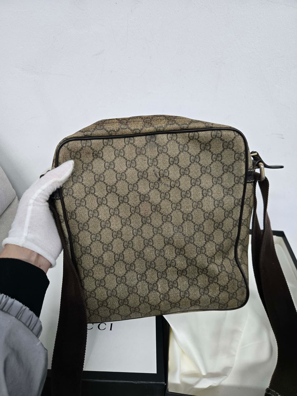 [보증서 정품] 구찌 시그니처 숄더백 상품이미지4