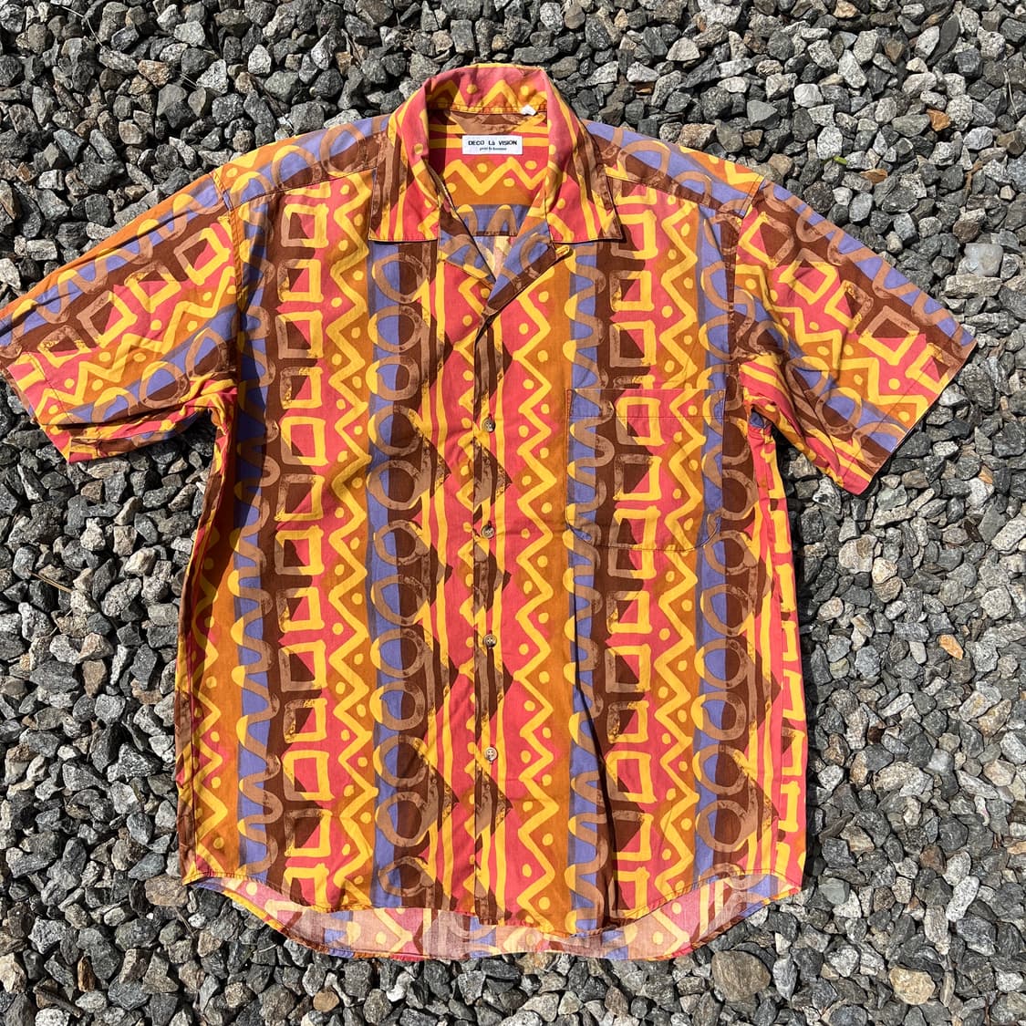 DECO La VISION 패턴 셔츠 (실측확인) 상품이미지1