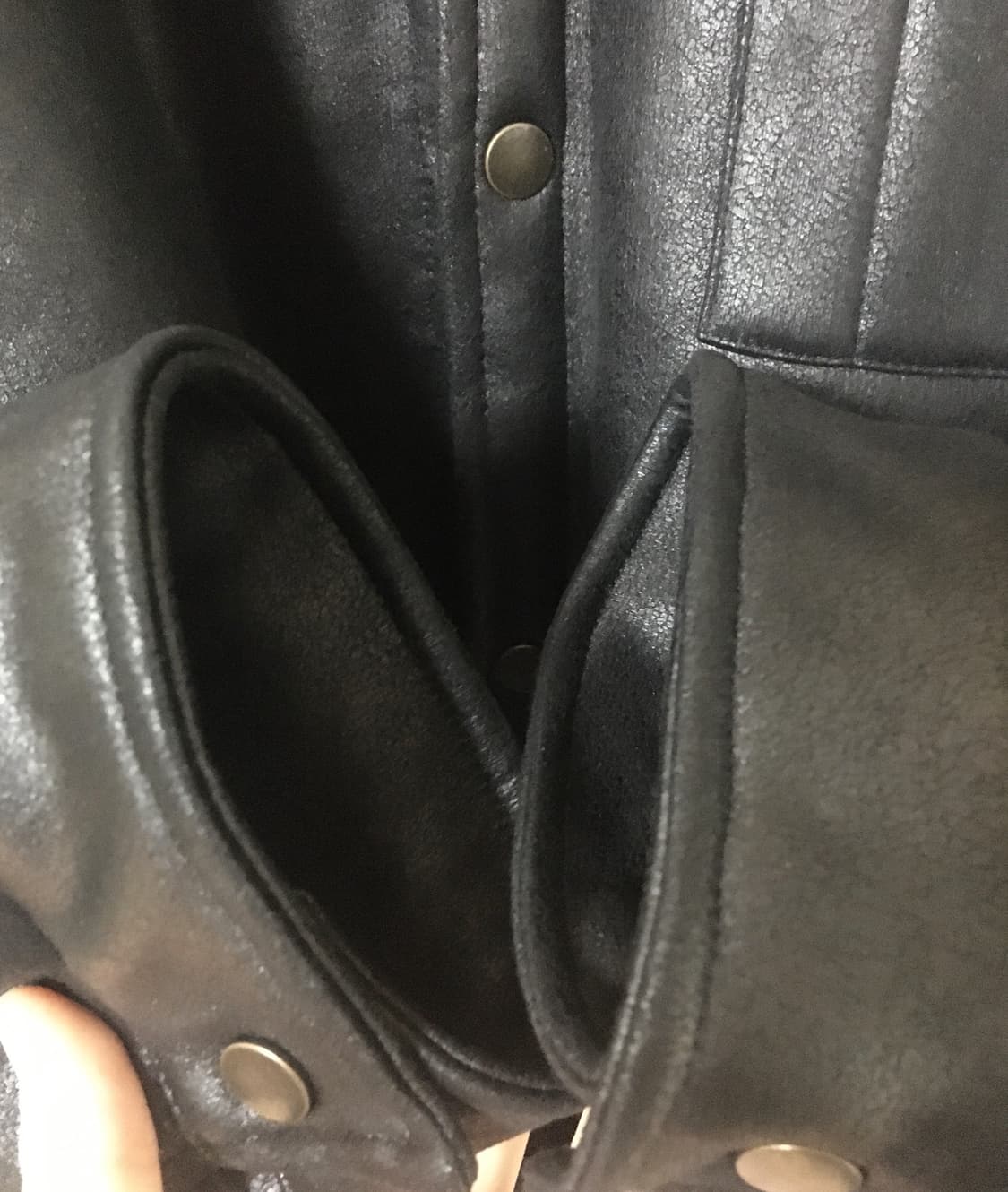 자라 가죽자켓 블랙 판매합니다 상품이미지5