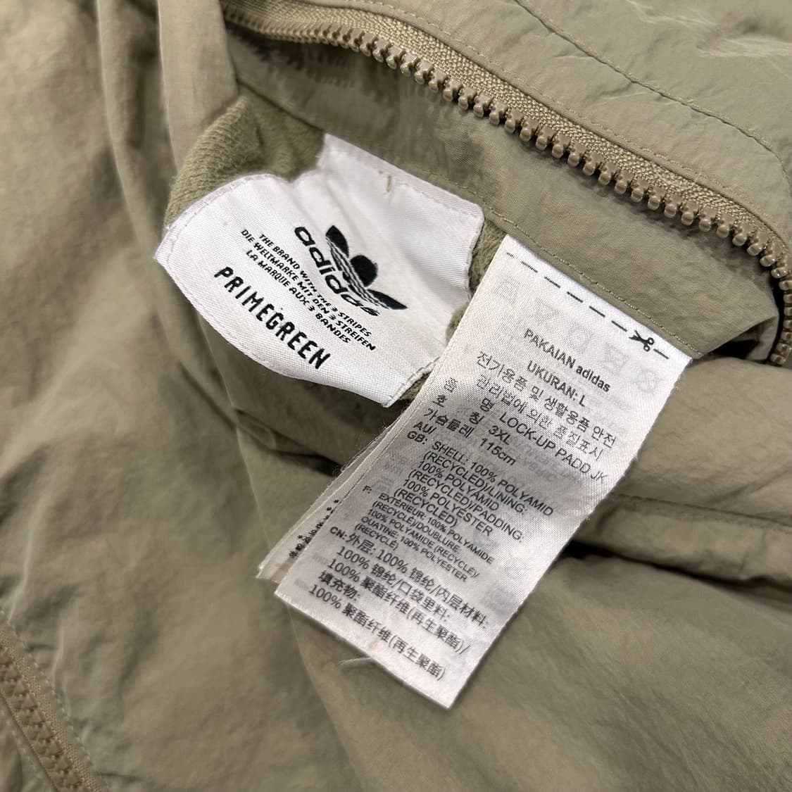 [3XL] 아디다스 락업 패티드 리버시블 후드 점퍼 A339 상품이미지6