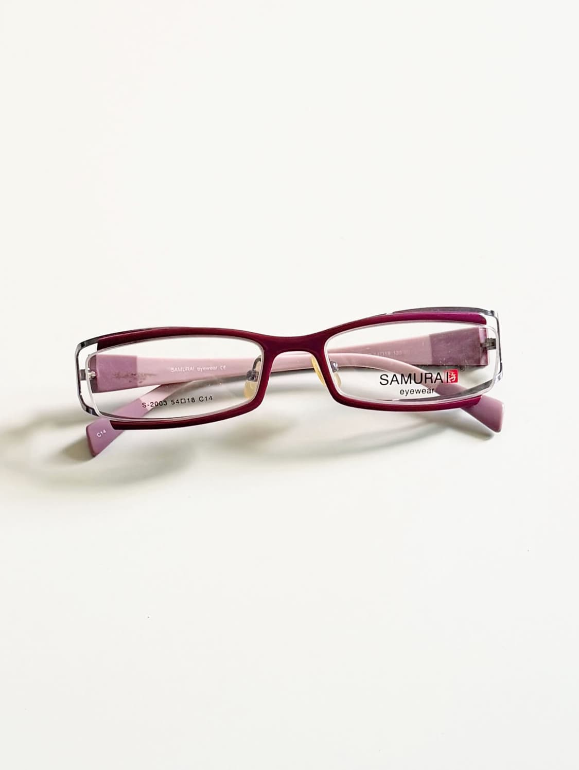 SAMURAI EYEWEAR 레이어드 스퀘어 메탈 빈티지 안경 상품이미지1