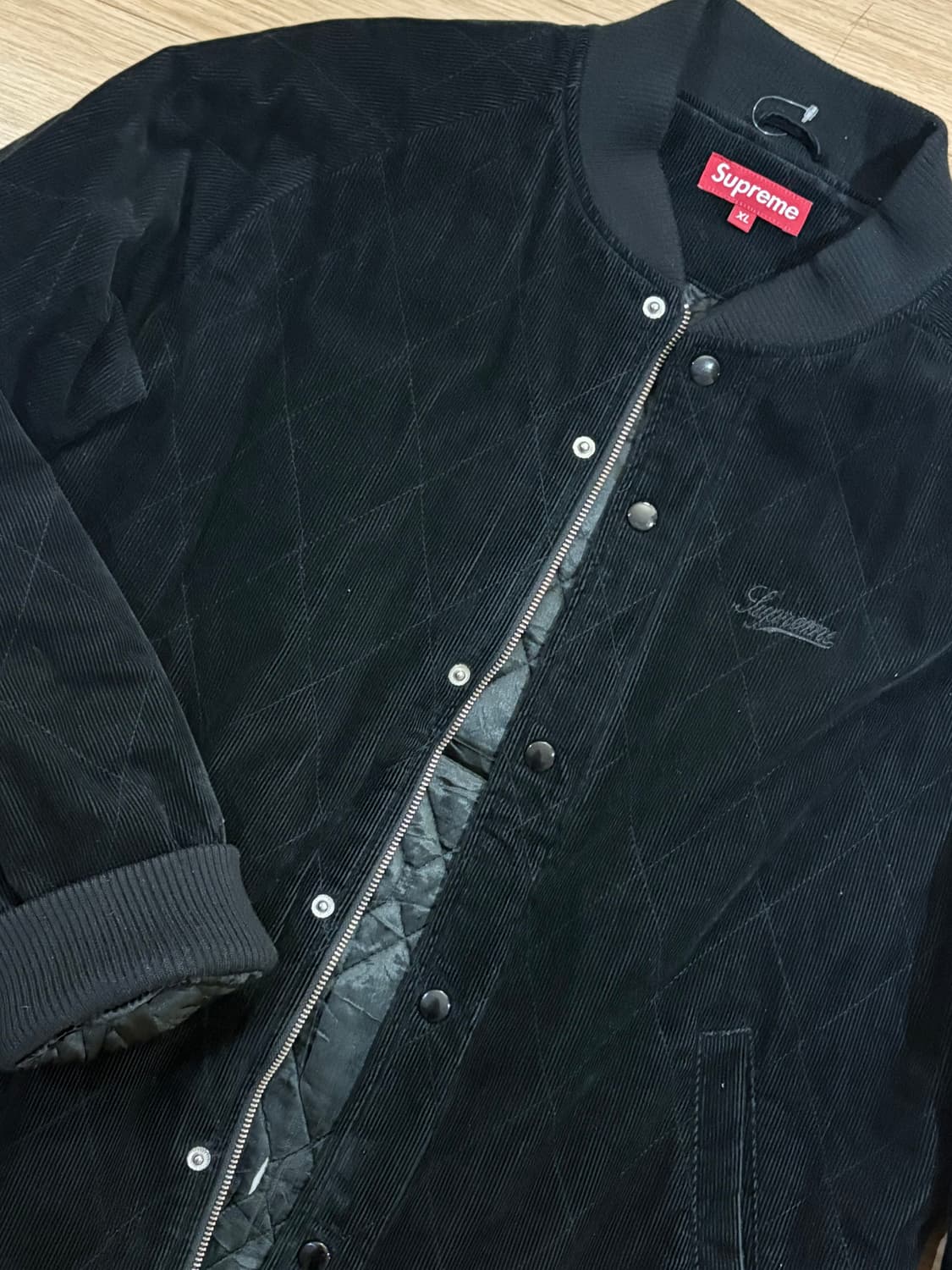 슈프림 코듀로이 바시티 자켓 상품이미지2