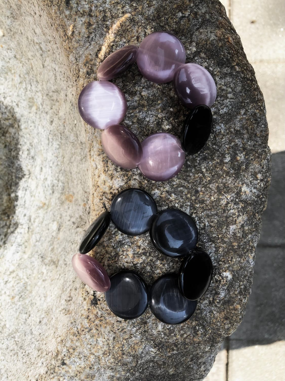 dotted motif bracelet (purple) 상품이미지1