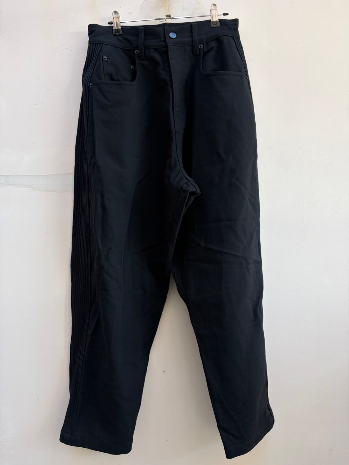 준지 하이웨이스티드 와이드팬츠 JUUN.J 사이드라인 바지 상품이미지2