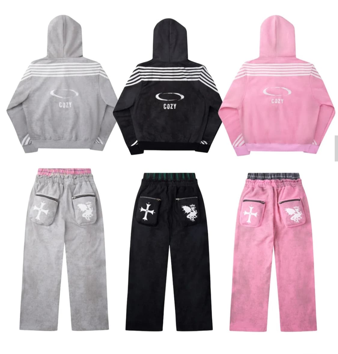 Royal knight Club Waxed trackpants 상품이미지5