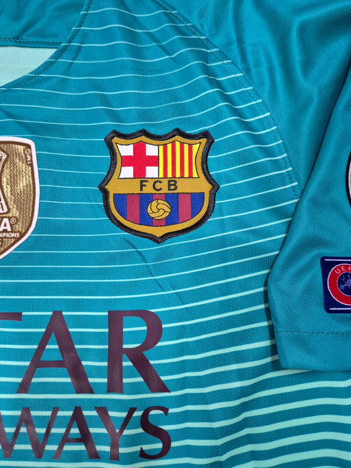 16-17 바르셀로나 써드킷 네이마르 유니폼 L 상품이미지4