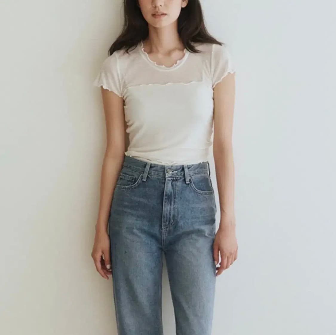 타낫 레이스 투웨이 탑 아이보리 상품이미지2