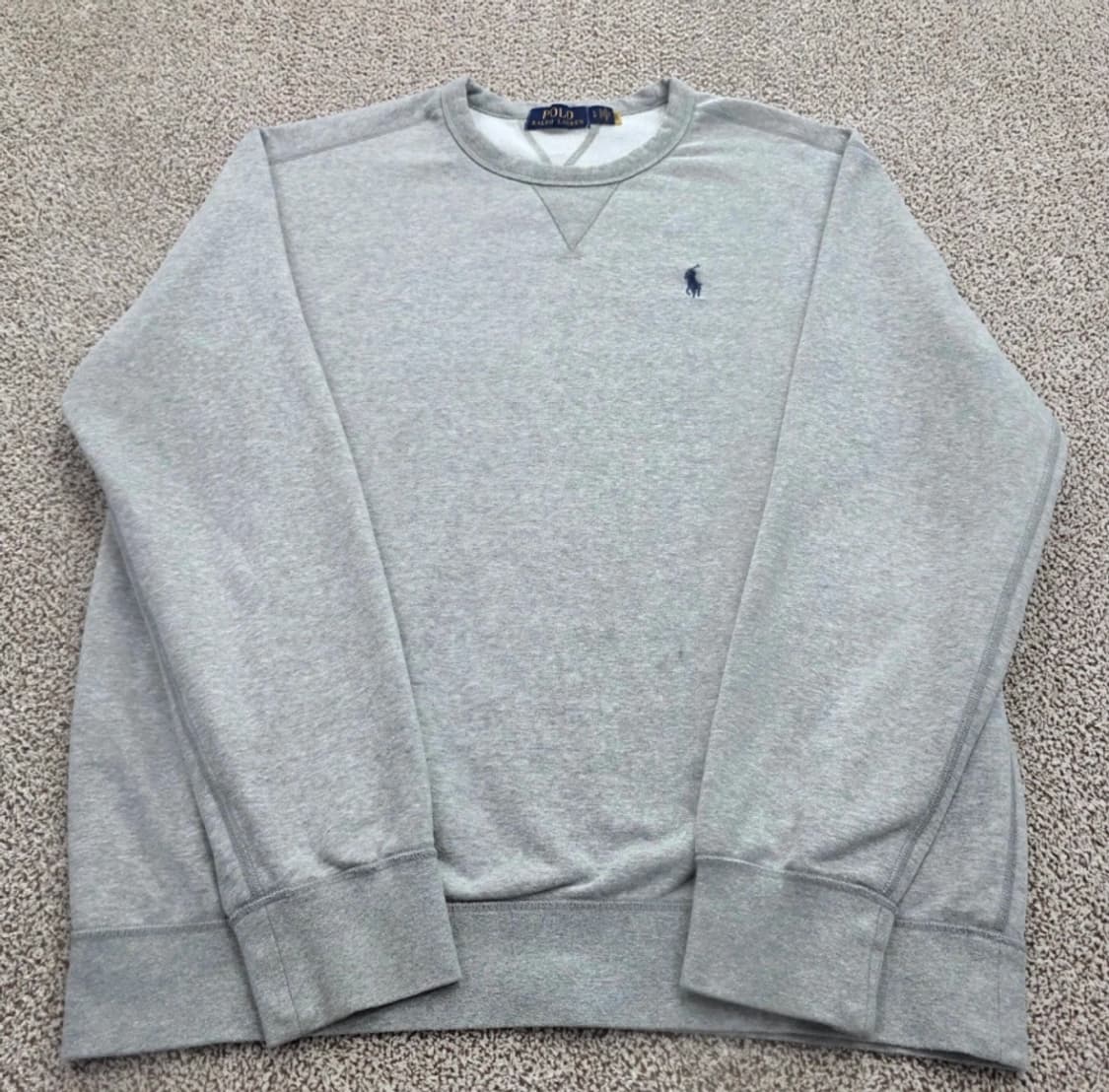 폴로 랄프로렌 맨투맨 L 회색 상품이미지3