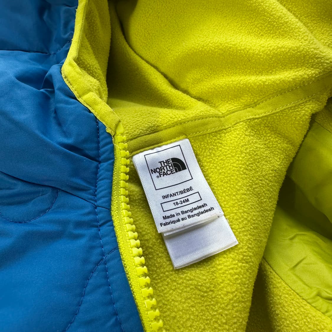 18-24M 노스페이스키즈 스카이블루 방한 점프수트 상품이미지5